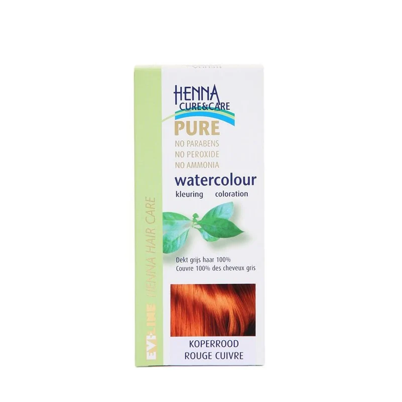 Henna Cure & Care Watercolour koperrood 5 gram