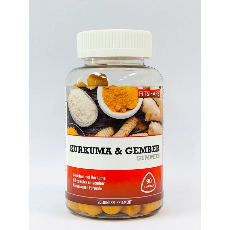 Fitshape Kurkuma & Gember 90 stuks