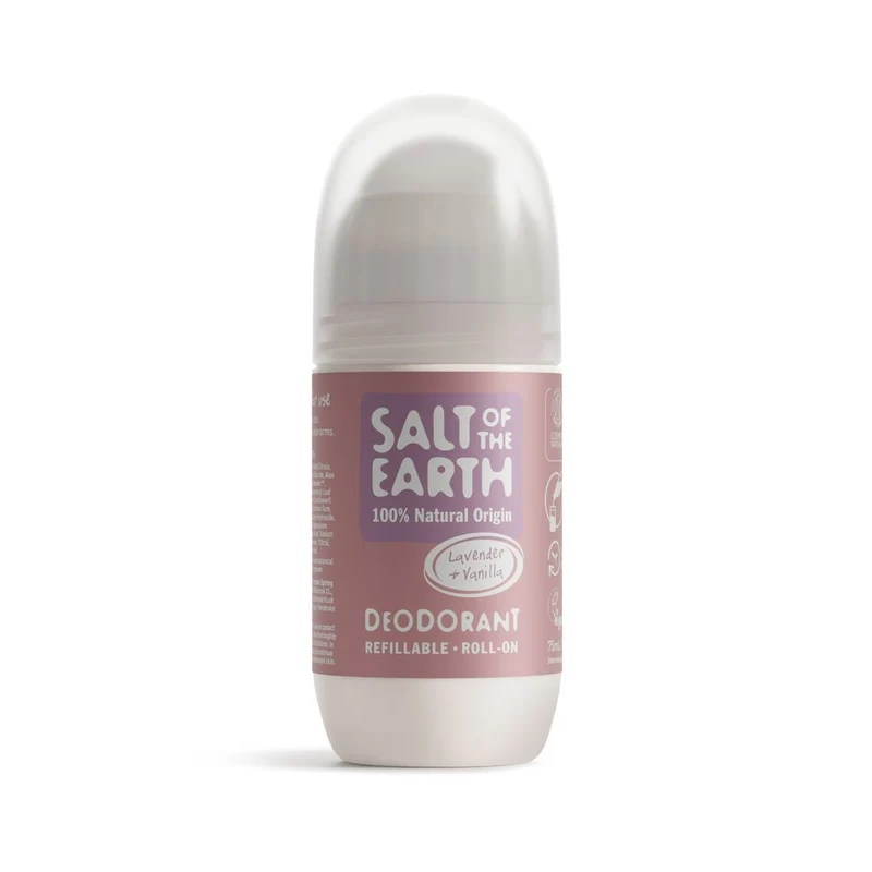 Salt of the Earth Natural Deodorant Roll On Lavender & Vanilla 75 ml