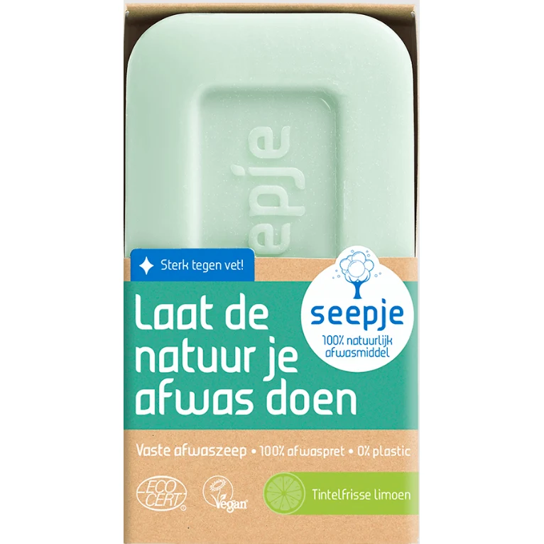 Seepje Afwaszeep 'Tintelfrisse Limoen Geur' 120 gram