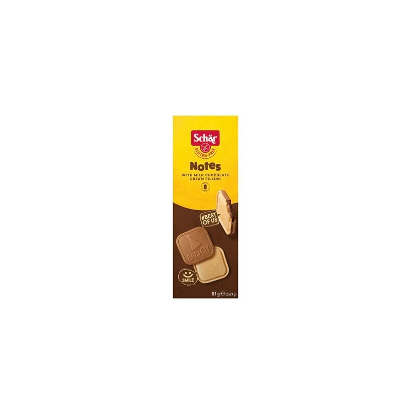 Schar Notes Melkchocolade 81 gram