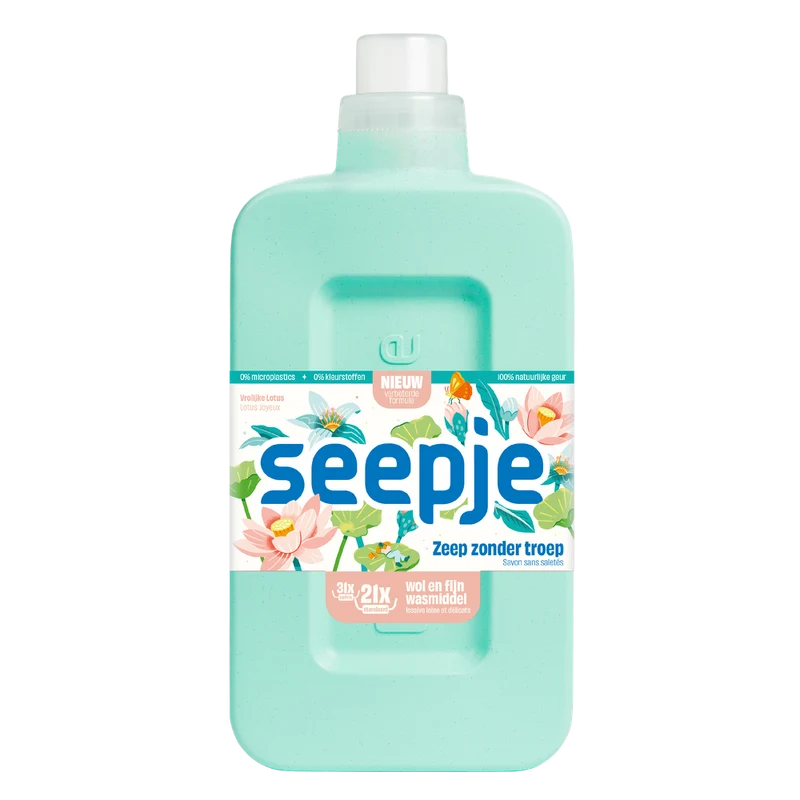 Seepje Vloeibare Wasmiddelen 'Vrolijke Lotus' Fijn 945 ml
