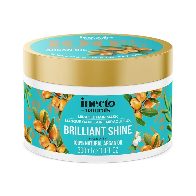 Inecto Naturals Miracle Haarmasker Brilliant Shine Argan 300 ml