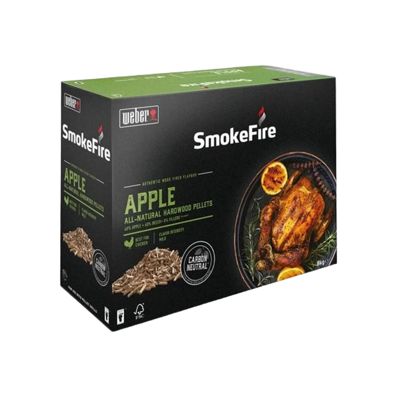 Weber Wood Pellets Apple 8kg Premium BBQ Rookpellets