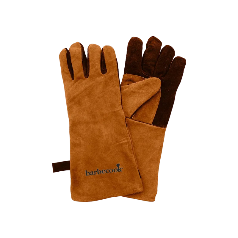 Barbecook set van 2 zachtlederen handschoenen