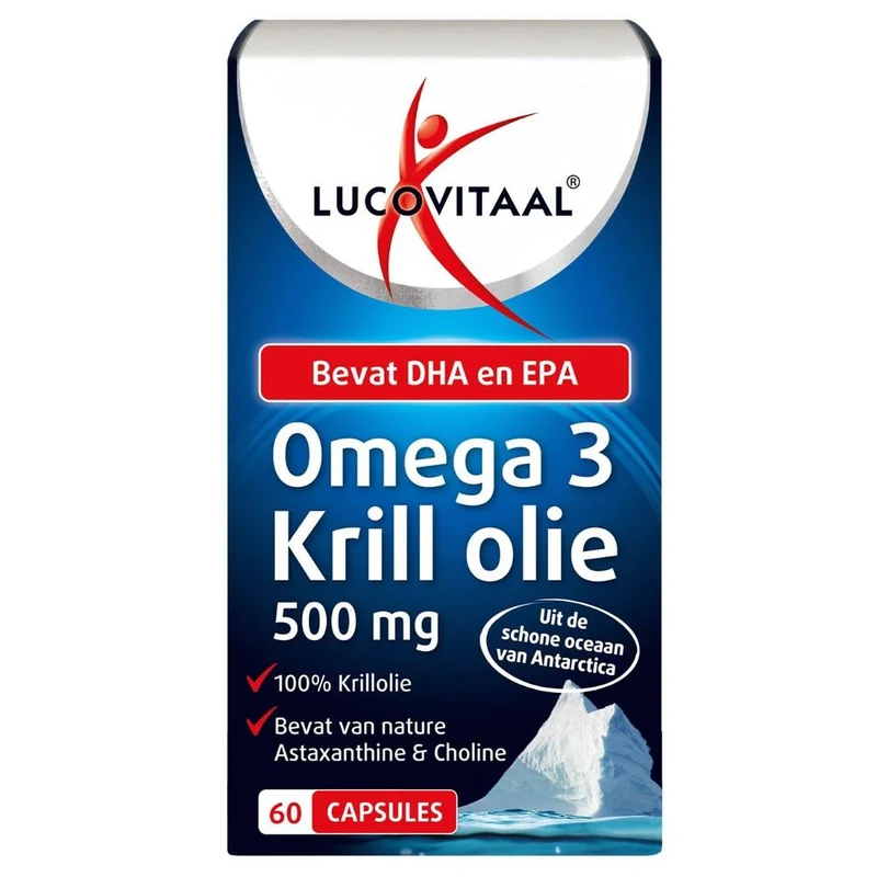 Lucovitaal Omega 3 Krill Olie 60 capsules
