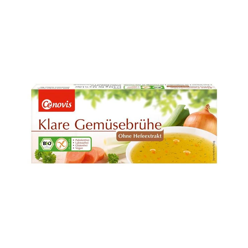 Cenovis Groenten Bouillon Tabletten Gistvrij 12 tabletten