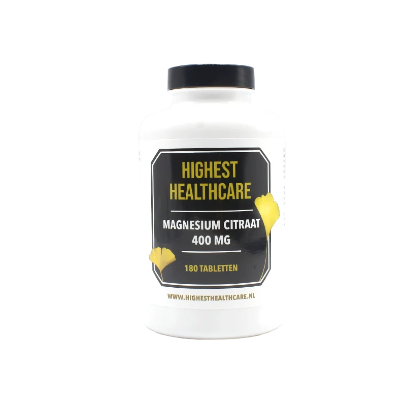 Highest Healthcare Magnesium Citraat 400mg 180 tb