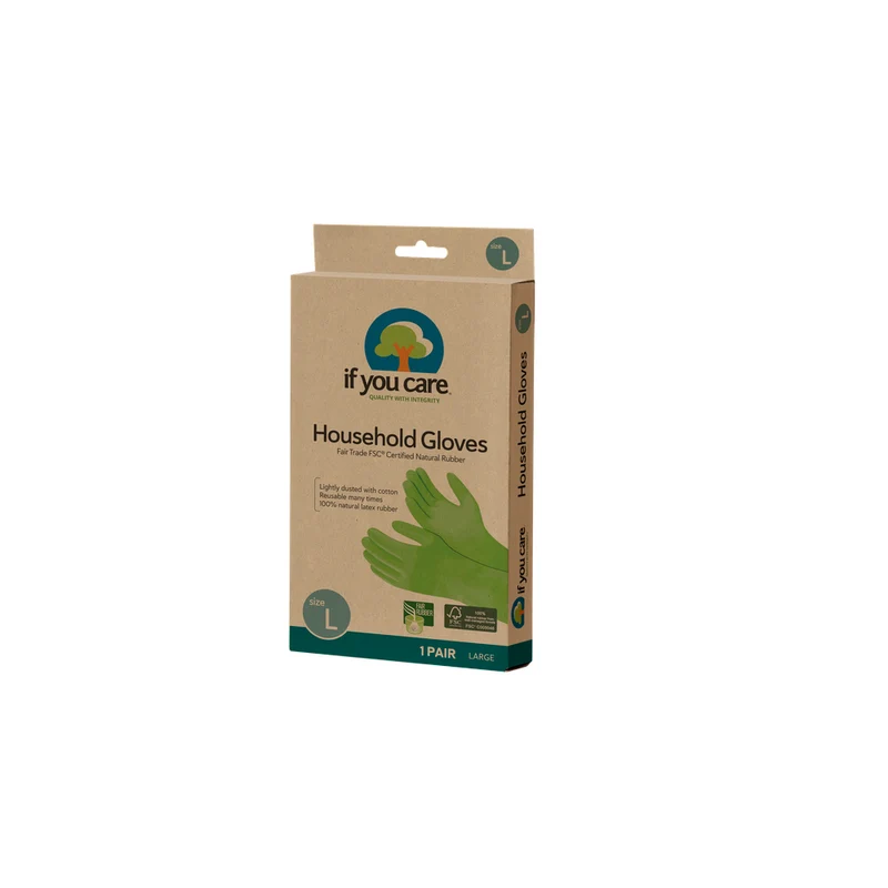 If You Care Huishoudhandschoenen - FSC rubber - Large 1 pr