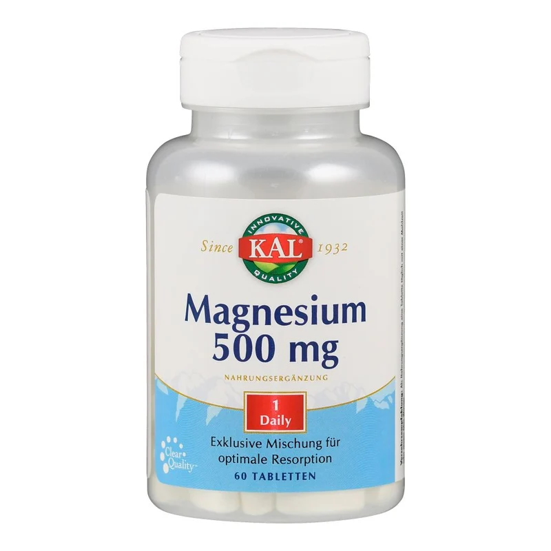 Kal Magnesium 500mg 60 tb