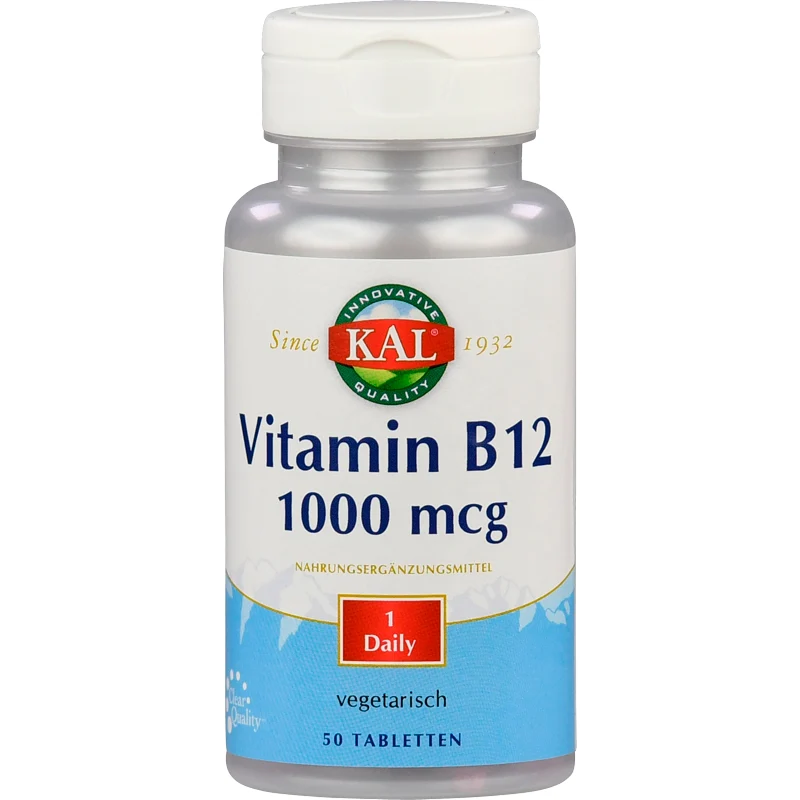 Kal Vitamine B12 1000mcg 50 tabletten