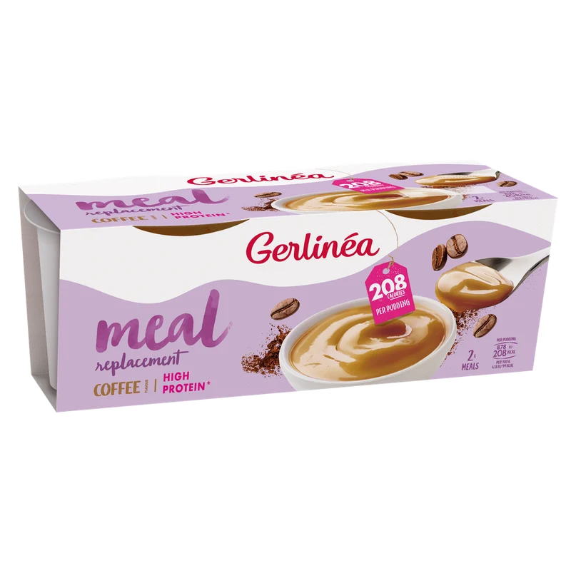 Gerlinea Pudding Koffie 2 stuks