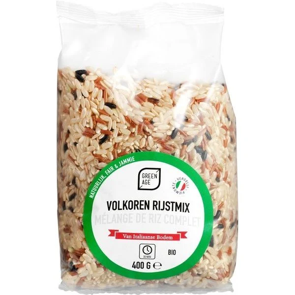 Greenage Rijstmix Volkoren 400 gram