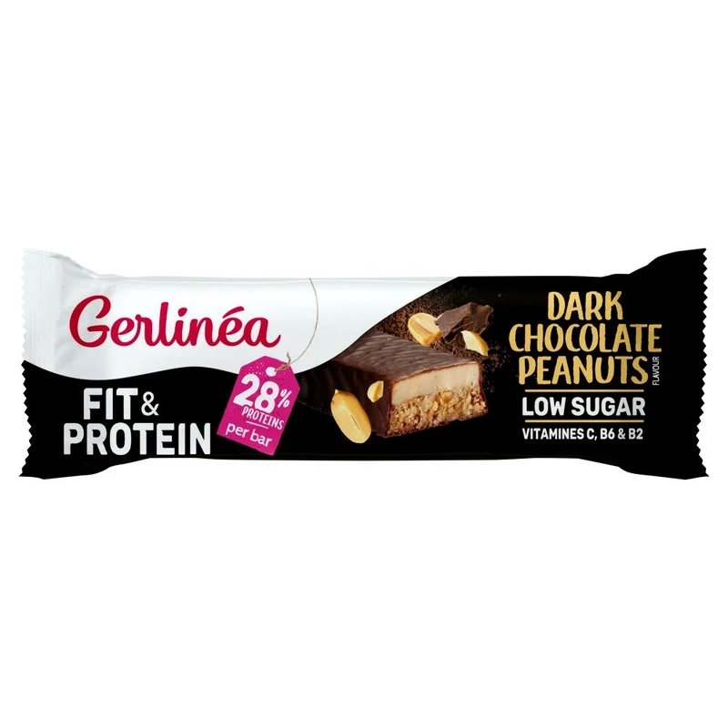 Gerlinea Fit & Protein Dark Chocolate Peanuts Afslankreep 45 gram