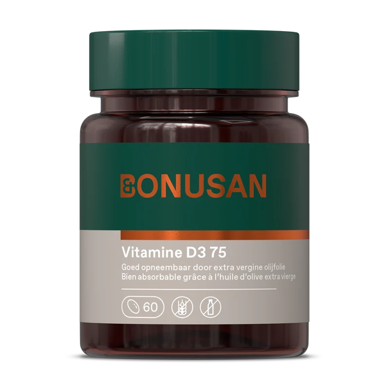 Bonusan Vitamine D3 75 Mcg / 3000 IE BE 60 softgels