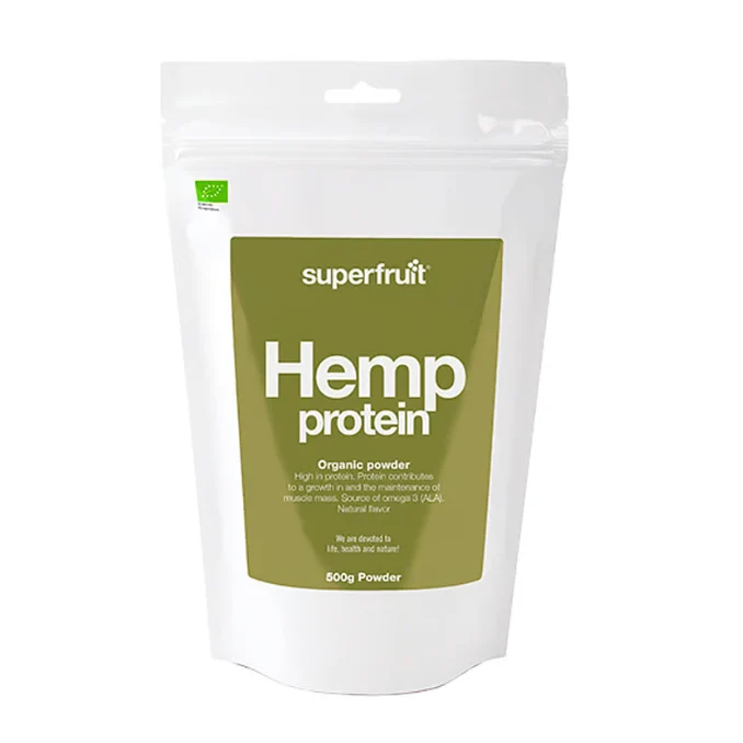 Superfruit Hennep Proteïne Poeder Biologisch 500 gram