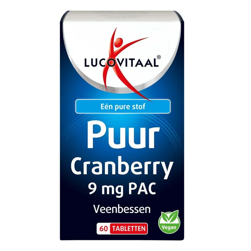 Lucovitaal Puur Cranberry 9mg PAC