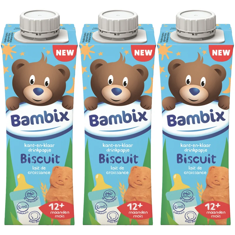 Bambix Drinkpap Koekjes 12M 750 ml