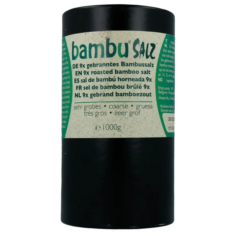 Bambu Salz Bamboezout Zeer Grof 9x Gebrand 1 kg