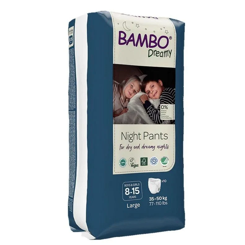 Bambo Dreamy Nachtluierbroekjes 8-15, 35-50 kg Unisex 10 st