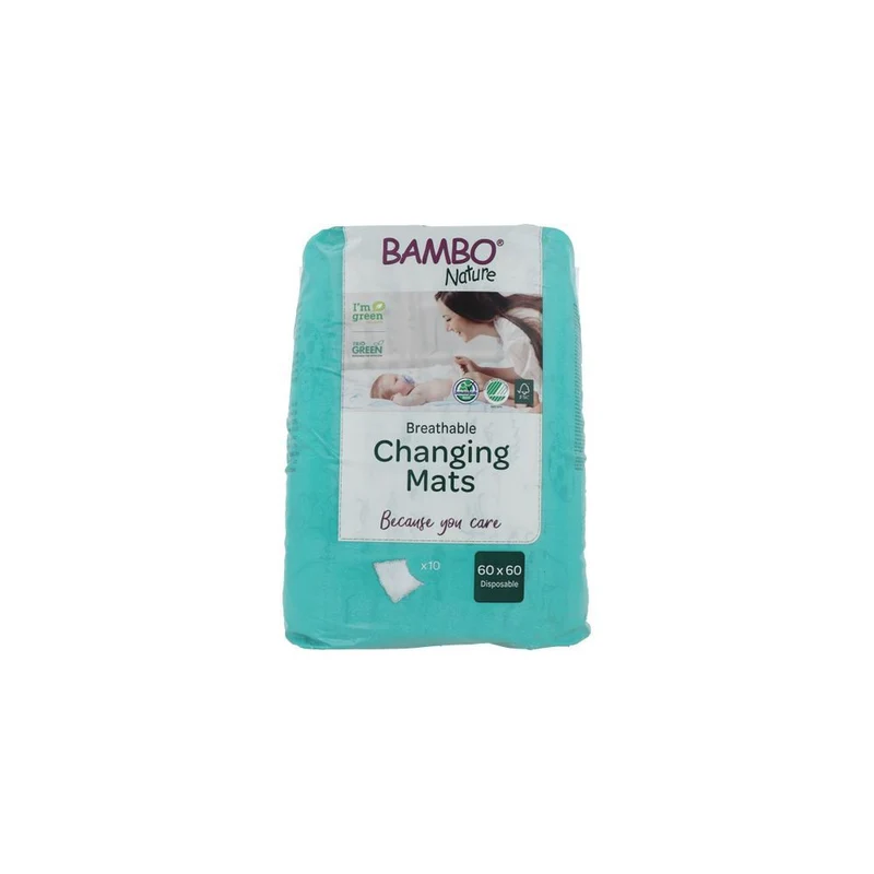 Bambo Nature Verschoonmatjes 60x60 10 stuks