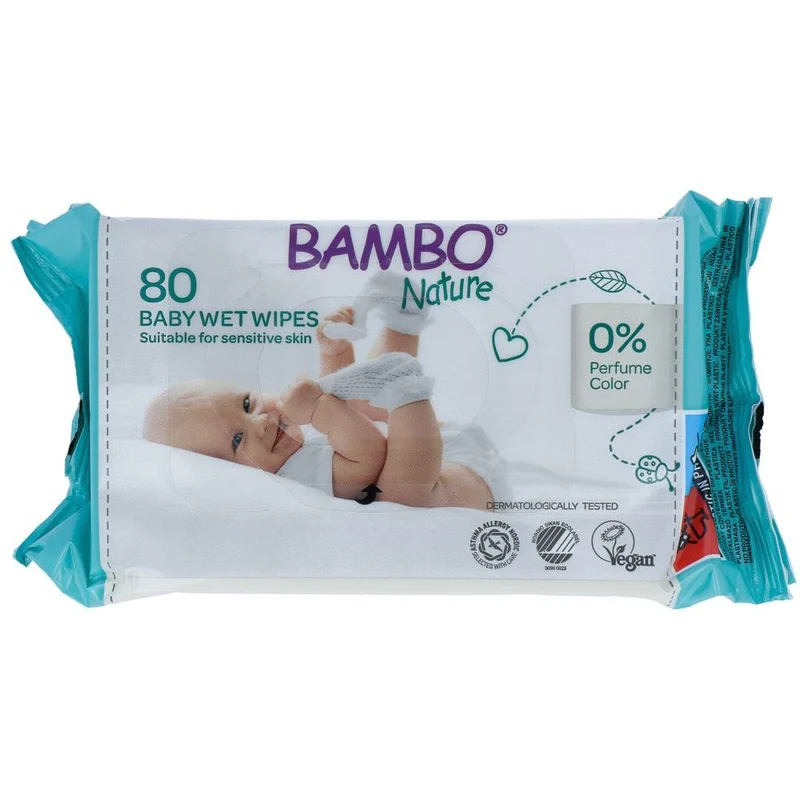 Bambo Nature Babydoekjes 80 stuks