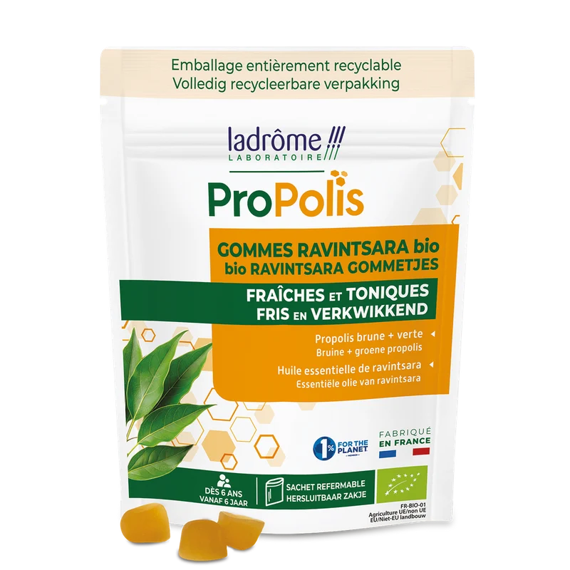 LaDrôme Propolis Gommetjes Ravintsara Bio 45 gram