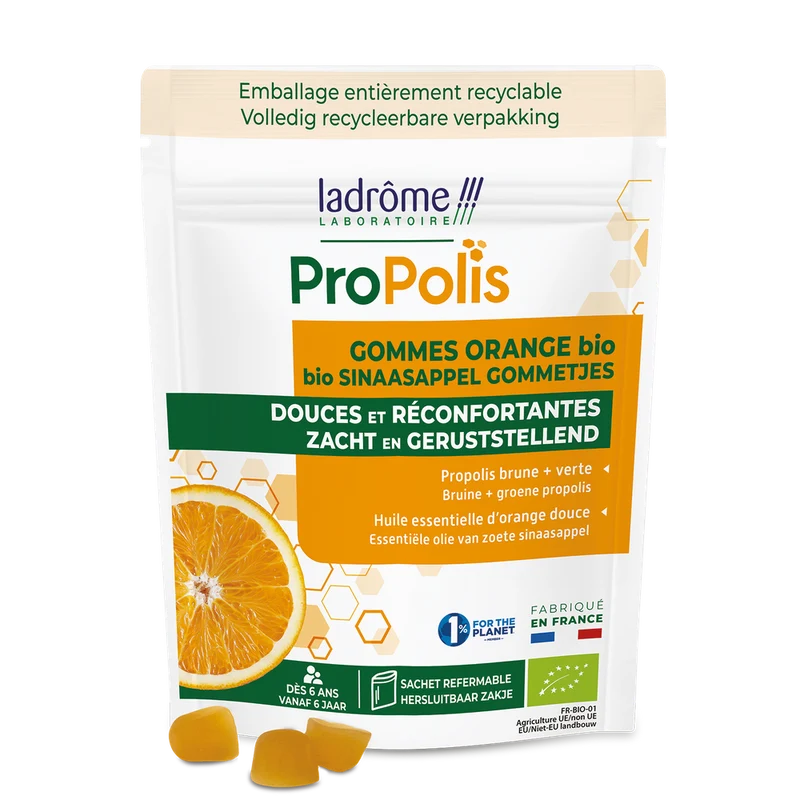 LaDrôme Propolis Gommetjes Sinaas Bio 45 gram