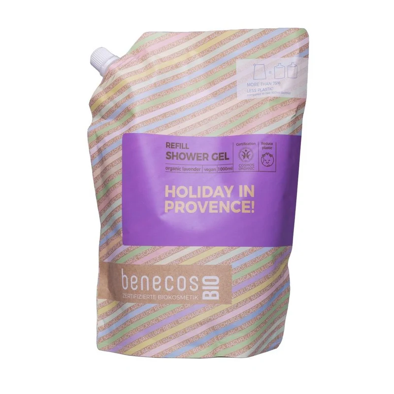 Benecos Bio Douchegel Organic Lavender Holiday In Provence Refill-Bag 1 liter