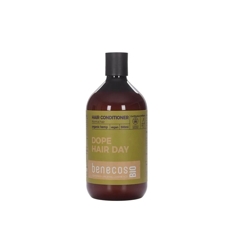 Benecos Bio Conditioner Normal Hair Organic Hemp, Dope Hair Day 500 ml