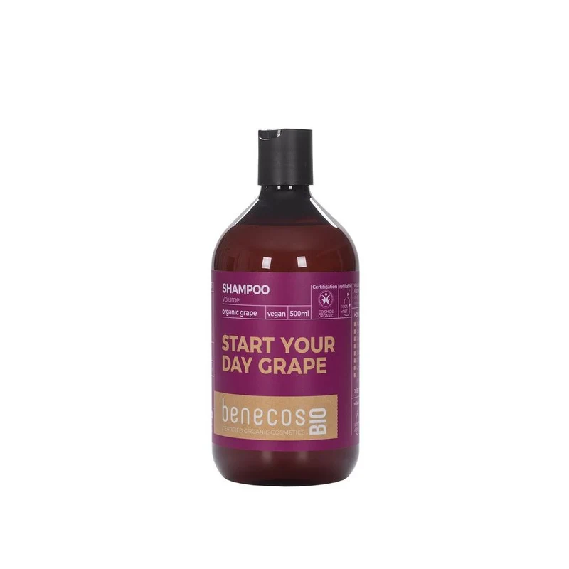 Benecos Bio Shampoo Volume Organic Grape Start Your Day Grape 500 ml