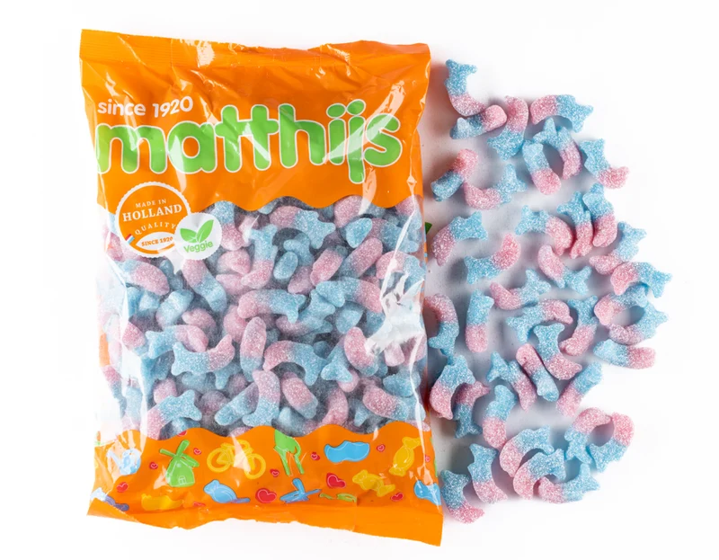 Matthijs Veggie Dolfijnen Bubble Gum 1 Kilo