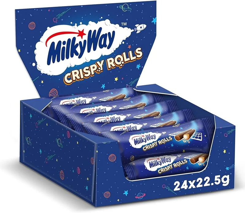 Milky Way Crispy Wafer Rolls 24x22,5 Gram