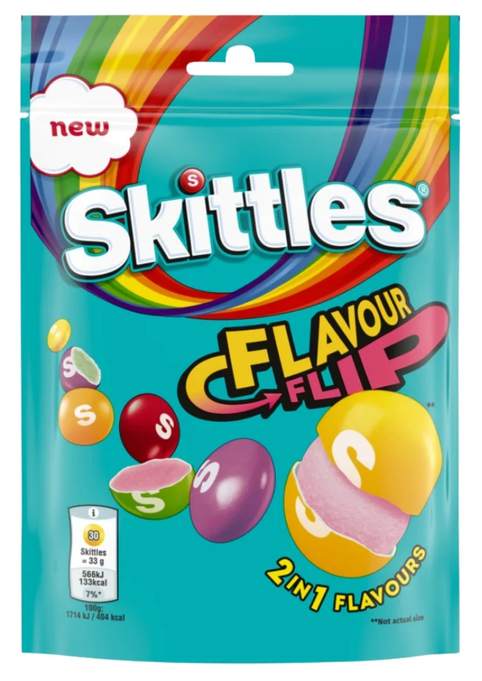 Skittles Flavour Flip Doos 15 x 136 Gram