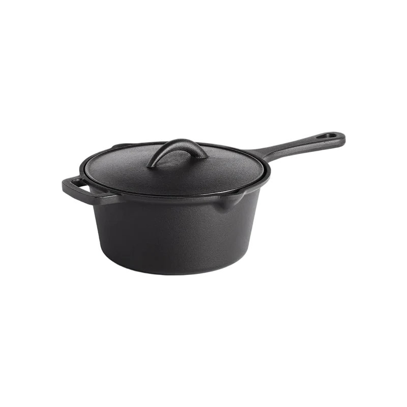 Napoleon Gietijzeren Sauspan met Deksel Ø18cm, 2 Liter