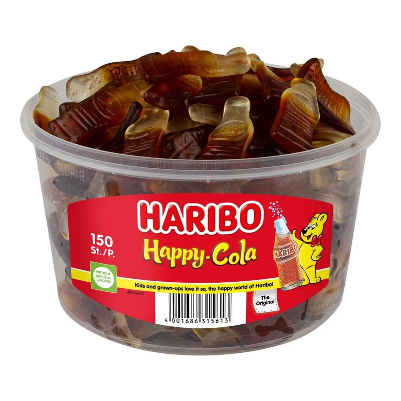 Haribo Happy Cola Silo (150 Stuks)