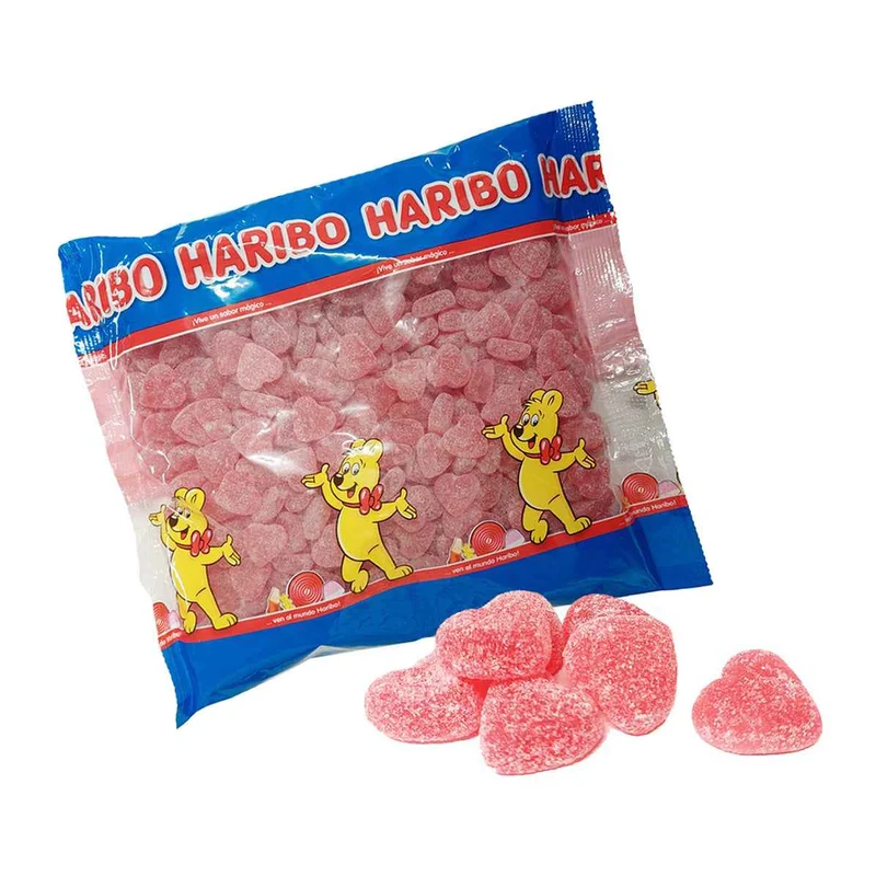 Haribo Frambozenhartjes (1 Kilo)