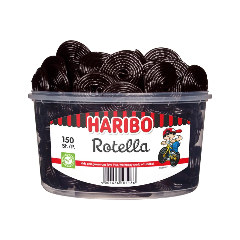 Haribo Drop Rotella Silo (150 Stuks)