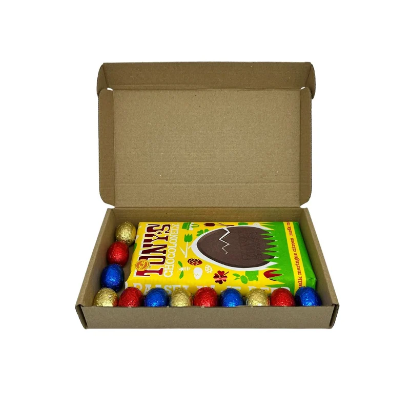 Tony Chocolonely Paasreep in verzenddoosje
