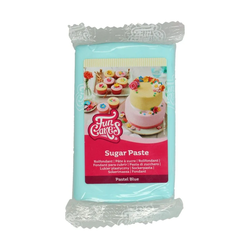 FunCakes Rolfondant Blauw Pastel Blue 250 gram.