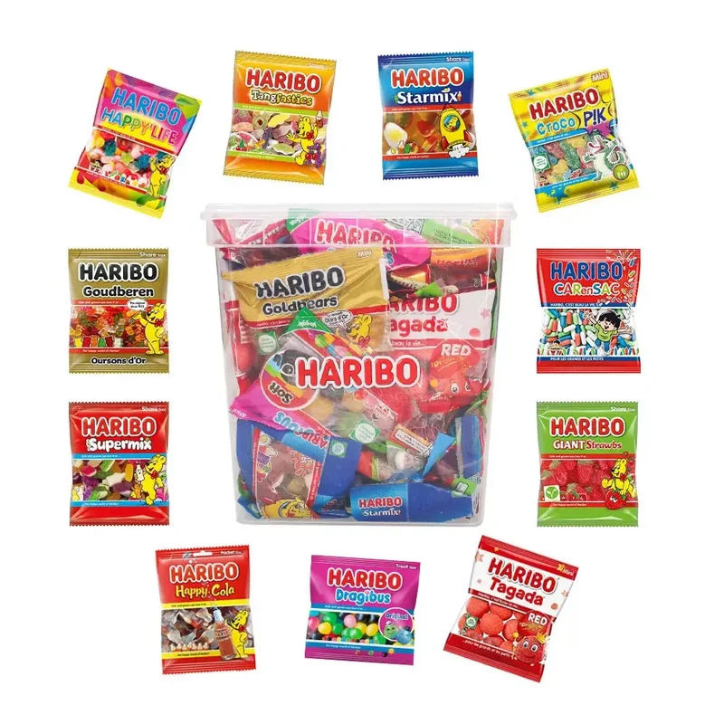 Haribo Mega-Fête x Super Party snoepzakjes mix - snoep uitdeelzakjes - 1960g