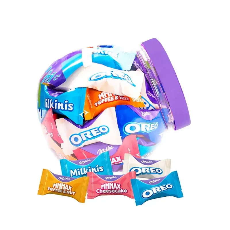 Milka Favourites chocolademix - Toffee & Nut, Oreo, Cheesecake & Milkini - 450g