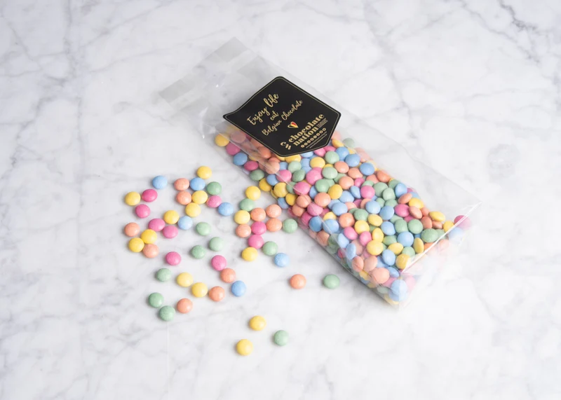 Zakje chocoladeboontjes 150gr