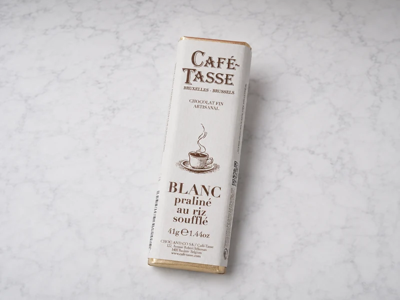 Bâtons blanc praliné & riz soufflée 41g
