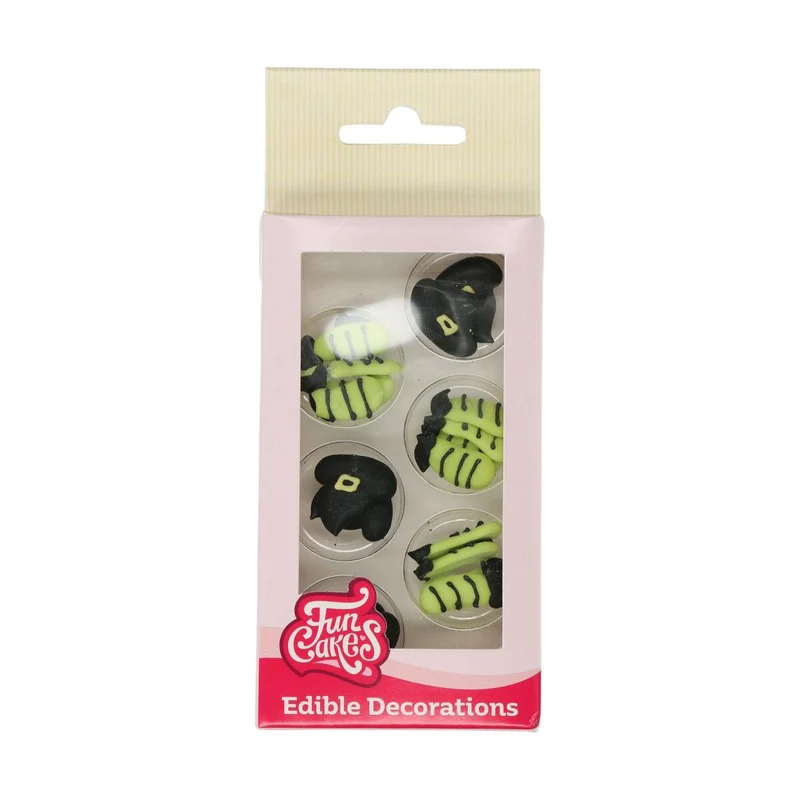 FunCakes Suikerdecoratie Heksenhoed en Benen Set/18