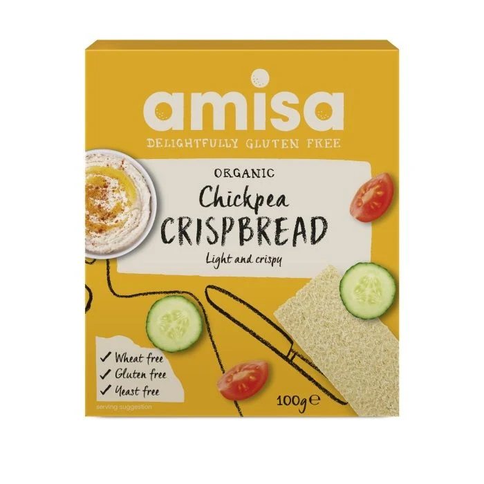 Amisa Chickpea Crispbread 100 gram