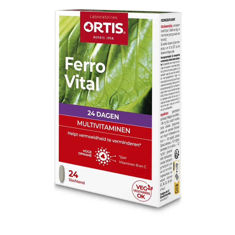 Ortis Ferro Vital Multivitaminen Tabletten