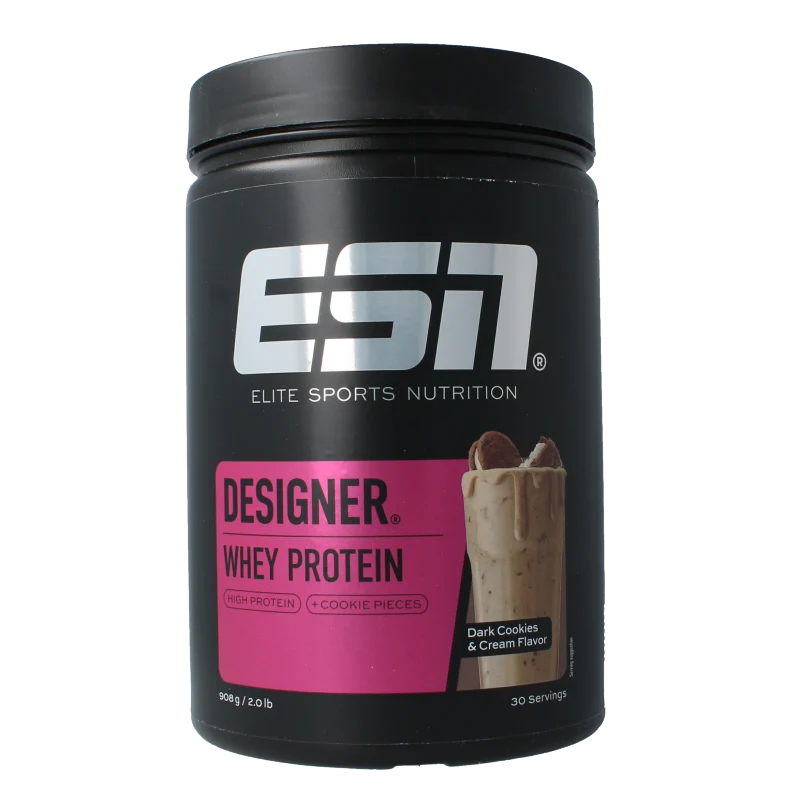 ESN Designer whey protein dark cookies & cream 908 gram