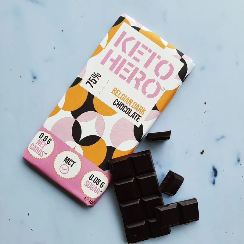 Keto-Loca Dark chocolate 75% 100 gram