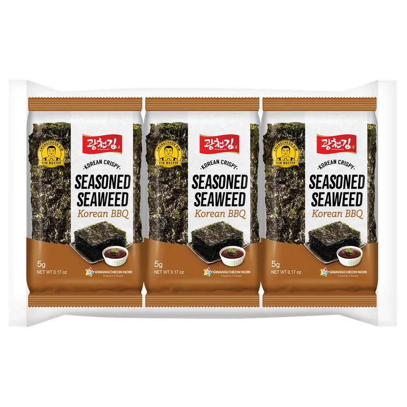 KC Nori Zeewier snack bbq 3x5 15 gram